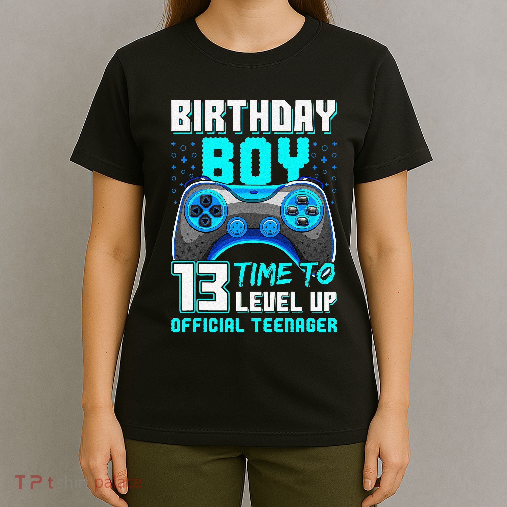 Level 13 Unlocked Video Game 13th Birthday Teenager T-Shirt