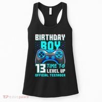 Level 13 Unlocked Video Game 13th Birthday Teenager Women's Tank Top thumb 0