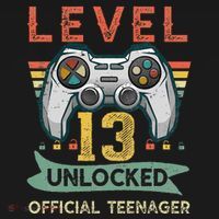 Level 13 Unlocked Officialnager 13th Birthday Gamer BDay Women's Tank Top thumb 5