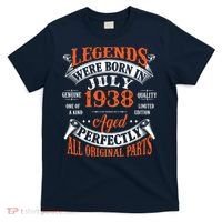 Legend 1938 Vintage 85th Birthday Born In July 1938 T-Shirt thumb 0