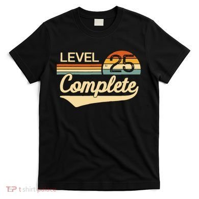 Level 25 Complete Wedding Anniversary T-Shirt