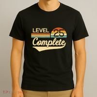 Level 25 Complete Wedding Anniversary T-Shirt thumb 3