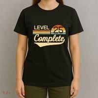 Level 25 Complete Wedding Anniversary T-Shirt thumb 4