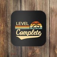 Level 25 Complete Wedding Anniversary Coaster thumb 0