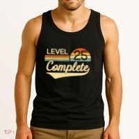 Level 25 Complete Wedding Anniversary Tank Top thumb 3