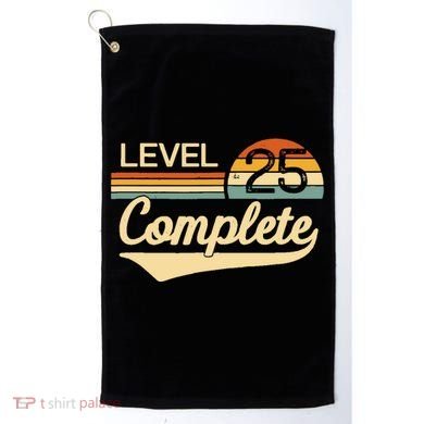 Level 25 Complete Wedding Anniversary Golf Towel