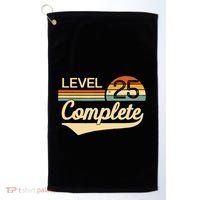 Level 25 Complete Wedding Anniversary Golf Towel thumb 0