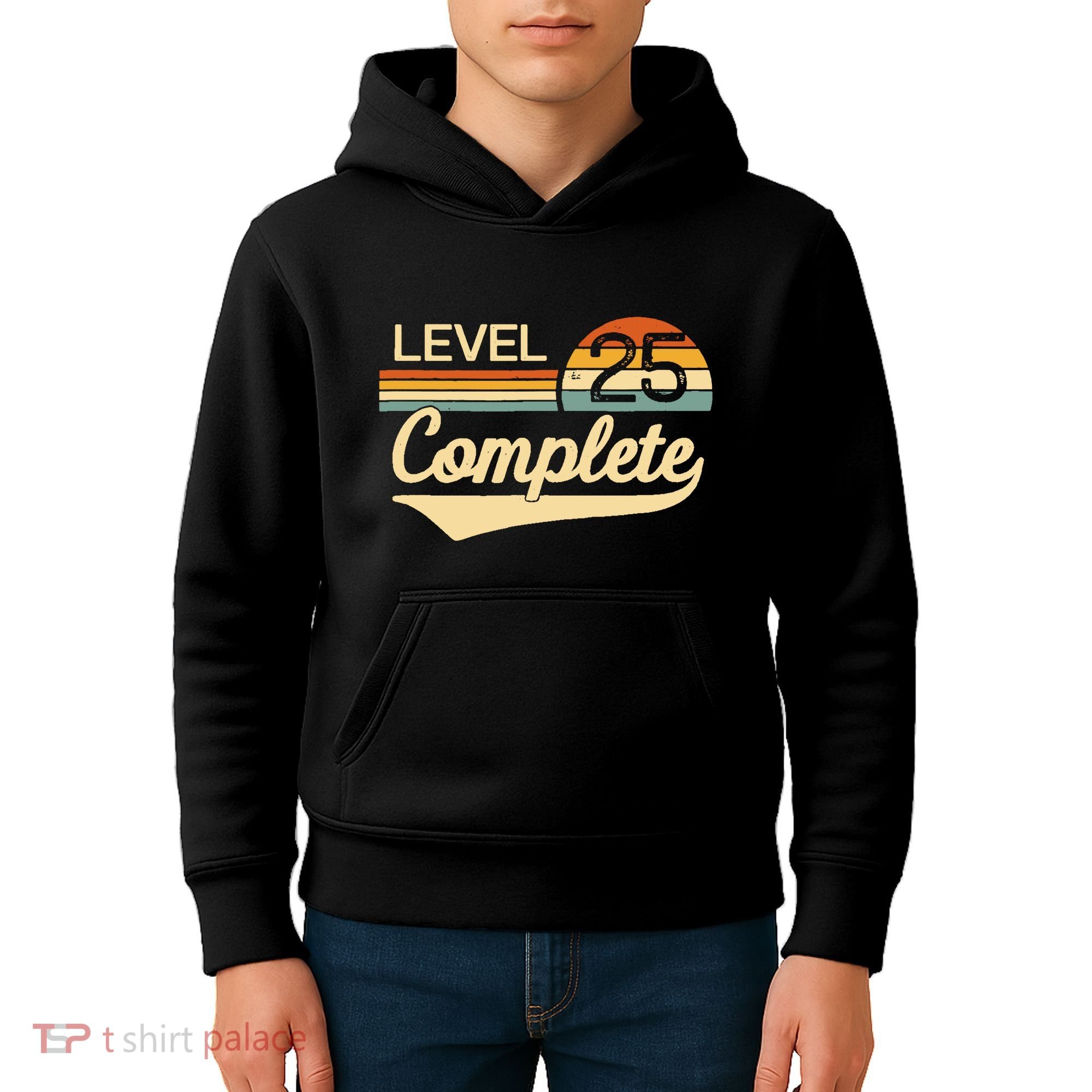 Level 25 Complete Wedding Anniversary Kids Hoodie