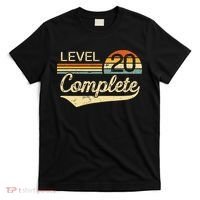 Level 20 Complete Vintage 20th Wedding Anniversary T-Shirt thumb 0