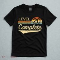 Level 20 Complete Vintage 20th Wedding Anniversary T-Shirt thumb 5