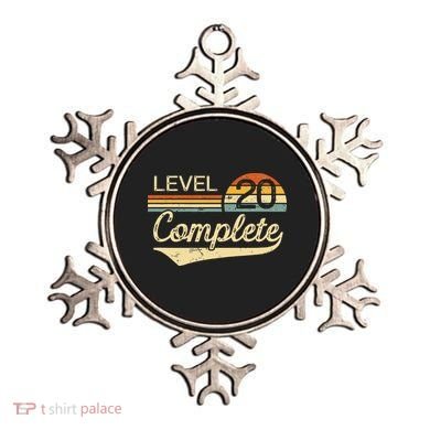Level 20 Complete Vintage 20th Wedding Anniversary Ornament