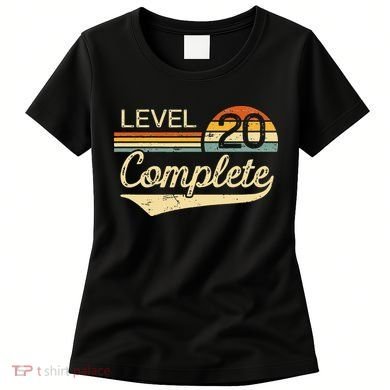 Level 20 Complete Vintage 20th Wedding Anniversary Women's T-Shirt
