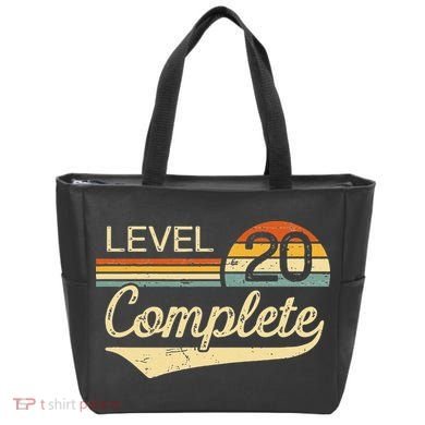 Level 20 Complete Vintage 20th Wedding Anniversary Tote Bag