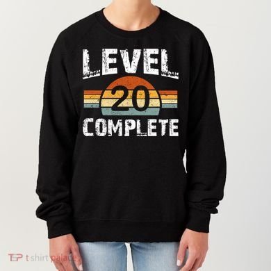 Level 20 Complete Vintage 20th Wedding Anniversary Women's Sweatshirt