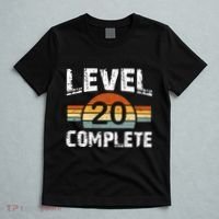 Level 20 Complete Vintage 20th Wedding Anniversary T-Shirt thumb 5