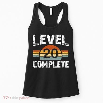 Level 20 Complete Vintage 20th Wedding Anniversary Women's Tank Top
