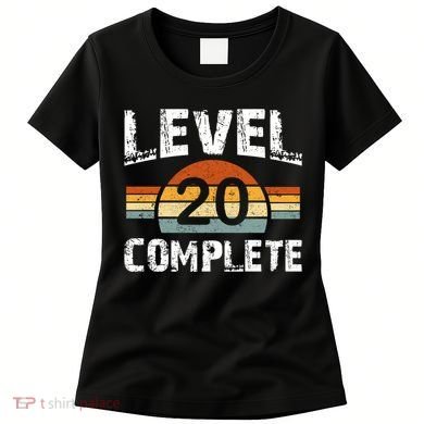 Level 20 Complete Vintage 20th Wedding Anniversary Women's T-Shirt