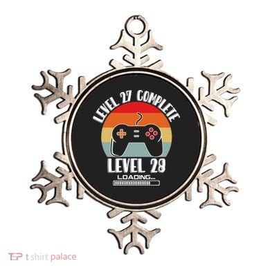 Level 27 Complete Level 28 Loading Vintage Birthday Video Game Ornament