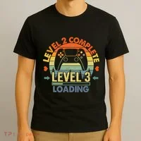 Level 2 Complete 2 Anniversary Gift 2nd Wedding Anniversary T-Shirt thumb 3