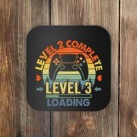 Level 2 Complete 2 Anniversary Gift 2nd Wedding Anniversary Coaster thumb 0