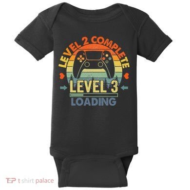 Level 2 Complete 2 Anniversary Gift 2nd Wedding Anniversary Baby Bodysuit