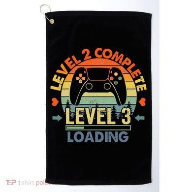 Level 2 Complete 2 Anniversary Gift 2nd Wedding Anniversary Golf Towel