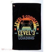 Level 2 Complete 2 Anniversary Gift 2nd Wedding Anniversary Golf Towel thumb 0