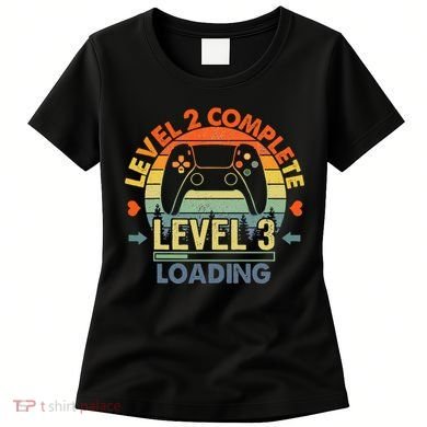 Level 2 Complete 2 Anniversary Gift 2nd Wedding Anniversary Women's T-Shirt