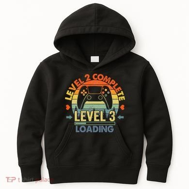 Level 2 Complete 2 Anniversary Gift 2nd Wedding Anniversary Kids Hoodie