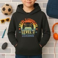 Level 2 Complete 2 Anniversary Gift 2nd Wedding Anniversary Kids Hoodie thumb 2