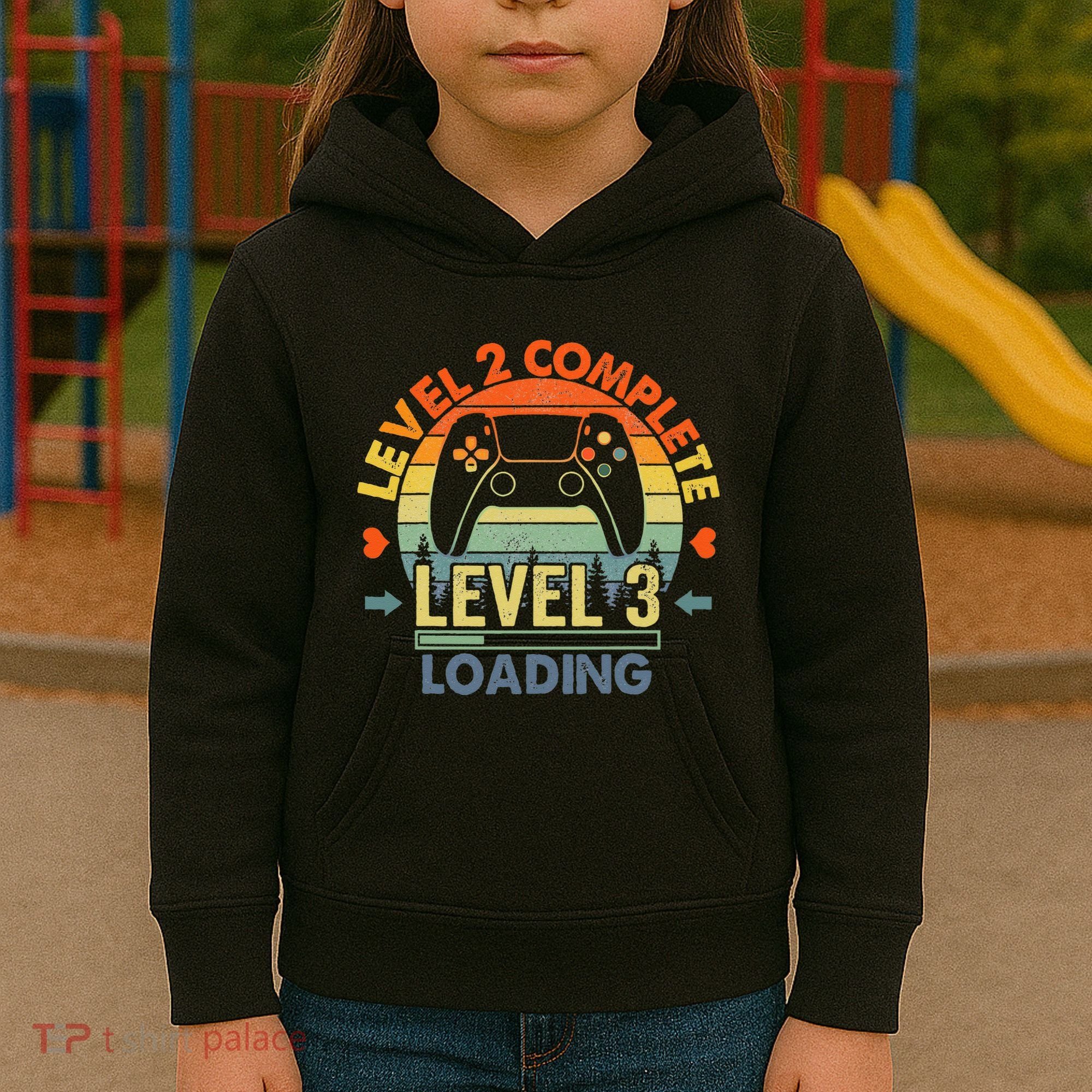 Level 2 Complete 2 Anniversary Gift 2nd Wedding Anniversary Kids Hoodie