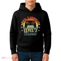 Level 2 Complete 2 Anniversary Gift 2nd Wedding Anniversary Kids Hoodie thumb 4