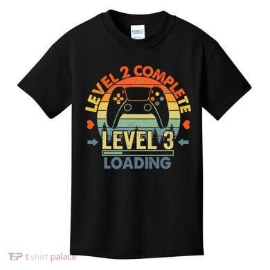 Level 2 Complete 2 Anniversary Gift 2nd Wedding Anniversary Kids T-Shirt