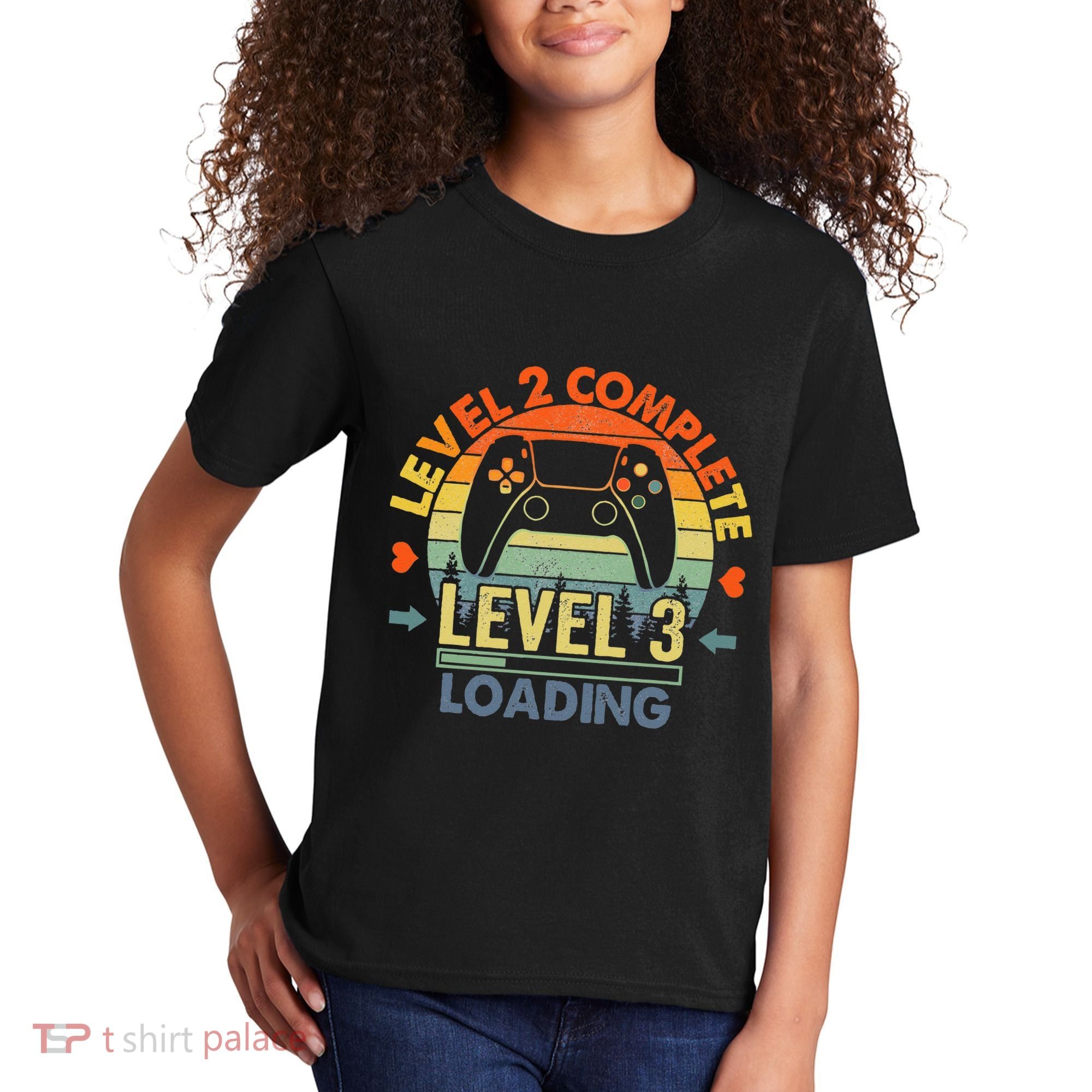 Level 2 Complete 2 Anniversary Gift 2nd Wedding Anniversary Kids T-Shirt