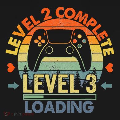 Level 2 Complete 2 Anniversary Gift 2nd Wedding Anniversary Kids Tie-Dye T-Shirt