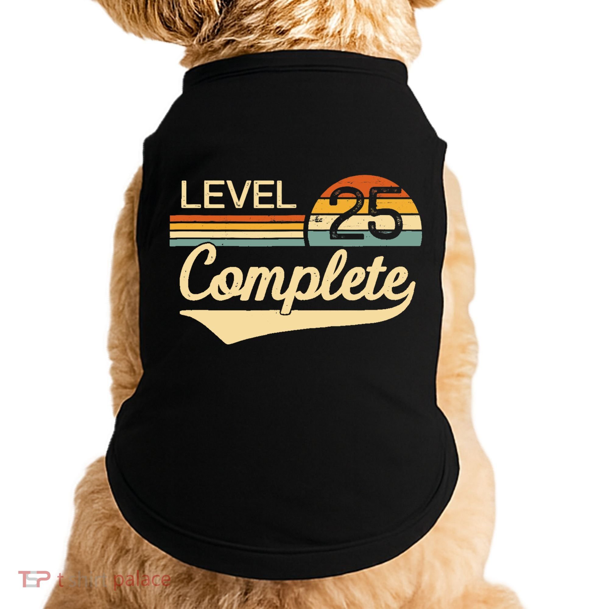 Level 25 Complete Gift 25 Year Wedding Anniversary Gift Him Her Gift Doggie Tank