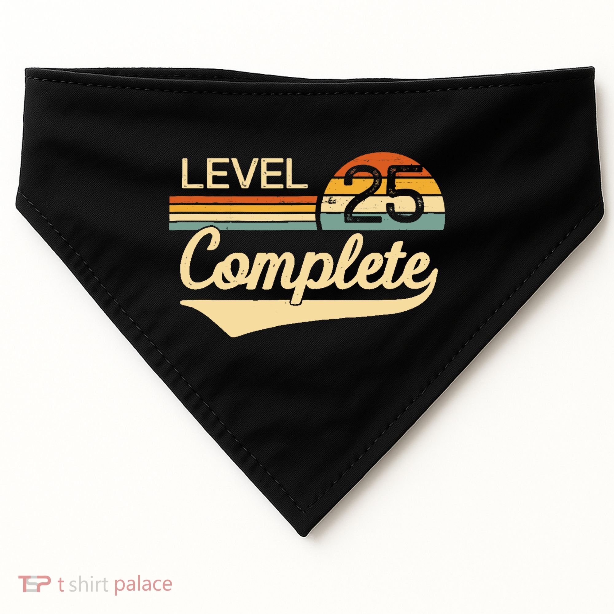 Level 25 Complete Gift 25 Year Wedding Anniversary Gift Him Her Gift USA-Made Doggie Bandana