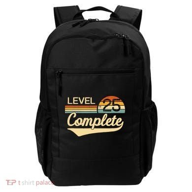 Level 25 Complete Gift 25 Year Wedding Anniversary Gift Him Her Gift Backpack