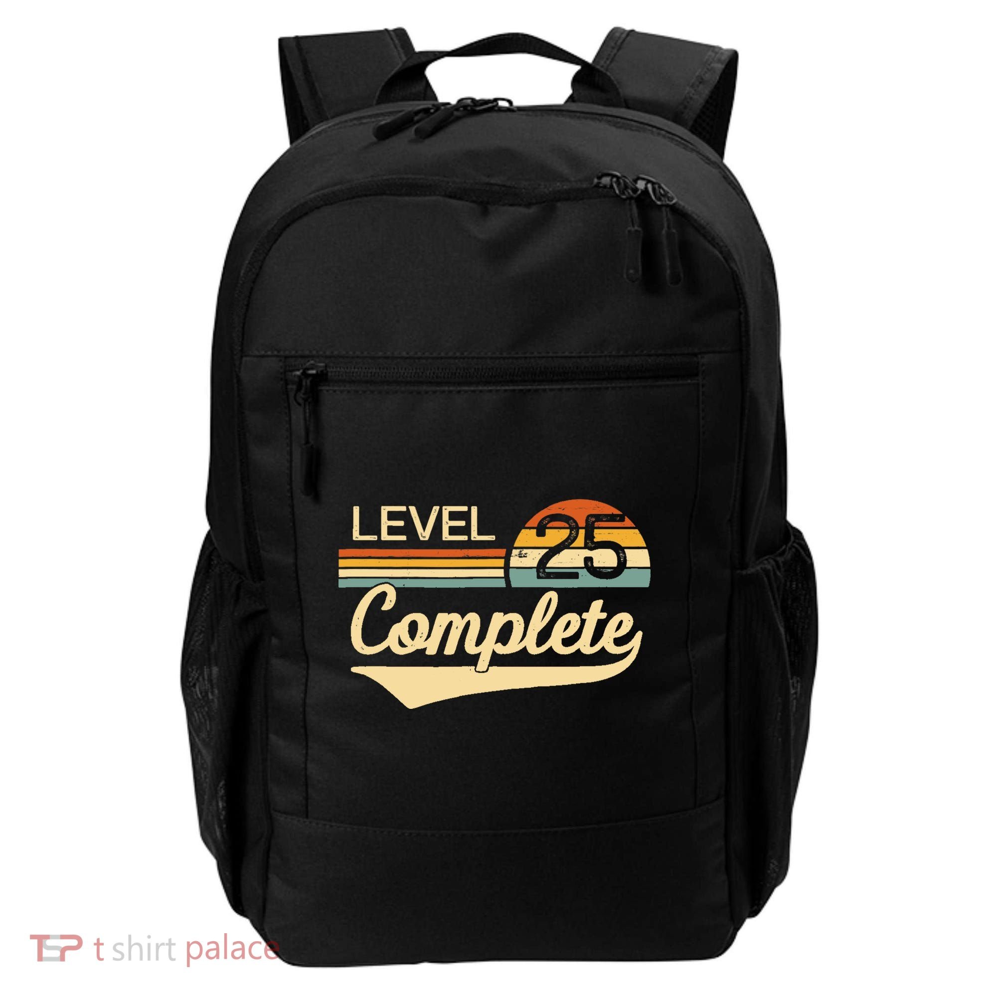 Level 25 Complete Gift 25 Year Wedding Anniversary Gift Him Her Gift Backpack