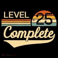 Level 25 Complete Gift 25 Year Wedding Anniversary Gift Him Her Gift Coffee Mug thumb 5