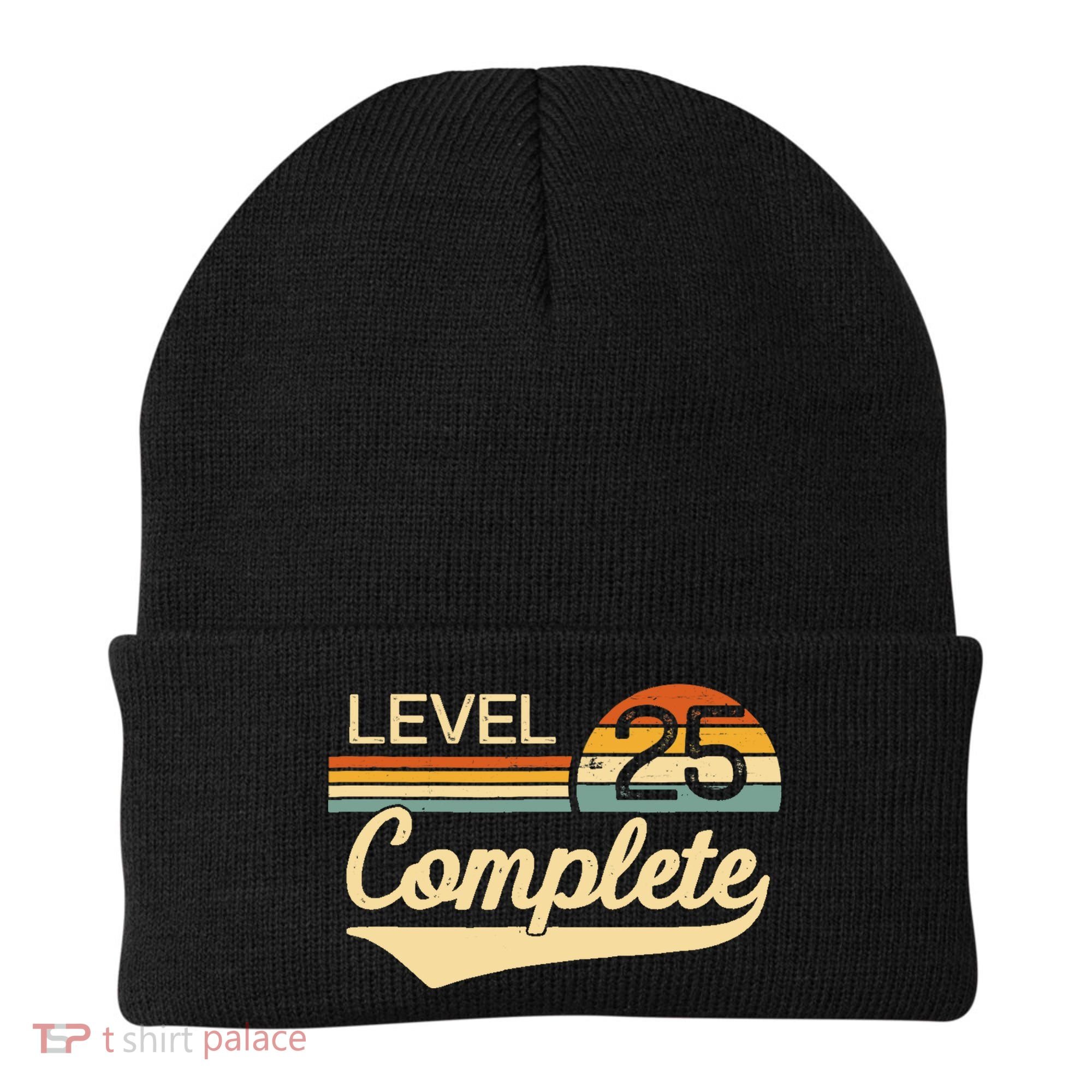 Level 25 Complete Gift 25 Year Wedding Anniversary Gift Him Her Gift Beanie