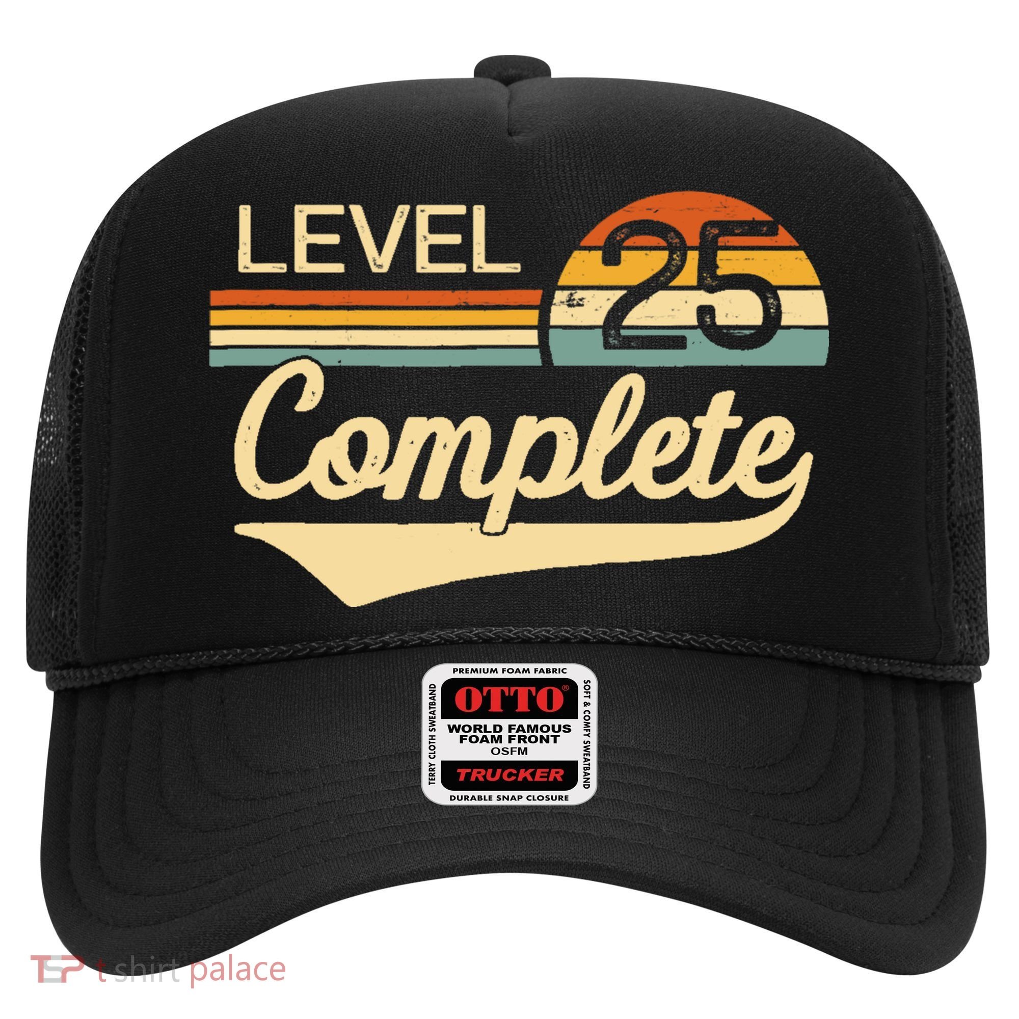 Level 25 Complete Gift 25 Year Wedding Anniversary Gift Him Her Gift Hat