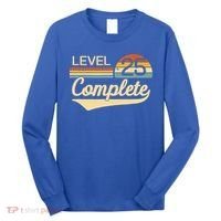 Level 25 Complete Gift 25 Year Wedding Anniversary Gift Him Her Gift Long Sleeve Shirt thumb 0