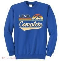 Level 25 Complete Gift 25 Year Wedding Anniversary Gift Him Her Gift Sweatshirt thumb 0