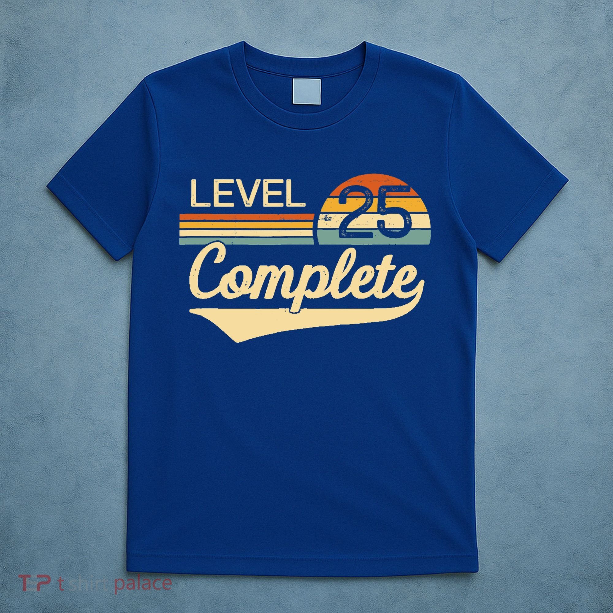 Level 25 Complete Gift 25 Year Wedding Anniversary Gift Him Her Gift T-Shirt