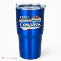 Level 25 Complete Gift 25 Year Wedding Anniversary Gift Him Her Gift Tumbler thumb 0