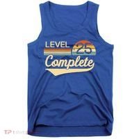 Level 25 Complete Gift 25 Year Wedding Anniversary Gift Him Her Gift Tank Top thumb 0