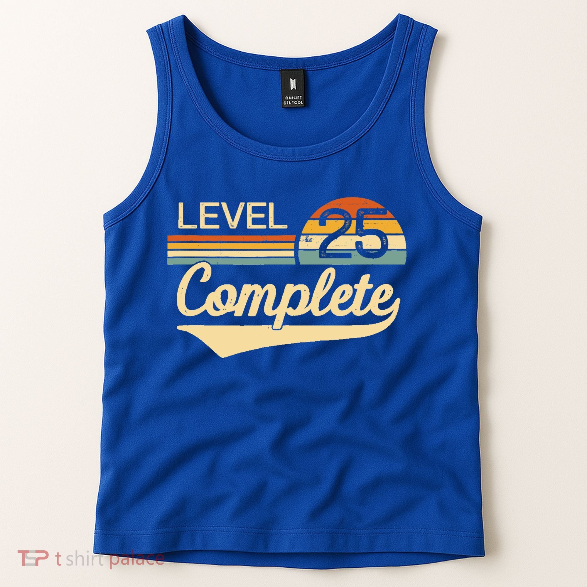Level 25 Complete Gift 25 Year Wedding Anniversary Gift Him Her Gift Tank Top