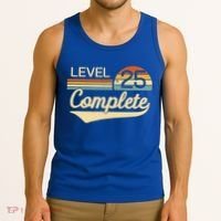 Level 25 Complete Gift 25 Year Wedding Anniversary Gift Him Her Gift Tank Top thumb 3