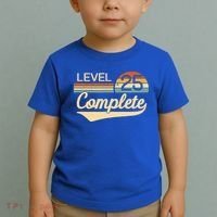 Level 25 Complete Gift 25 Year Wedding Anniversary Gift Him Her Gift Toddler T-Shirt thumb 2